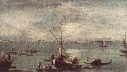 GUARDI, Francesco The Lagoon with Boats, Gondolas, and Rafts kug China oil painting reproduction